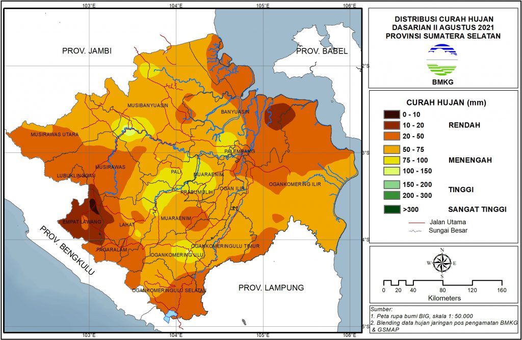 Informasi Iklim Dasarian II Agustus 2021 Stasiun Klimatologi Sumatera