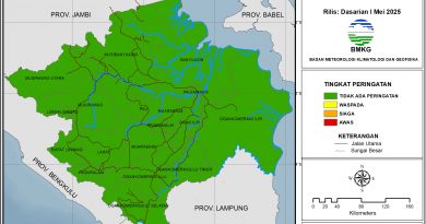 Peringatan Dini Curah Hujan Tinggi dan Kekeringan Meteorologis Dasarian I Mei 2025 (Update 10 Mei 2025)